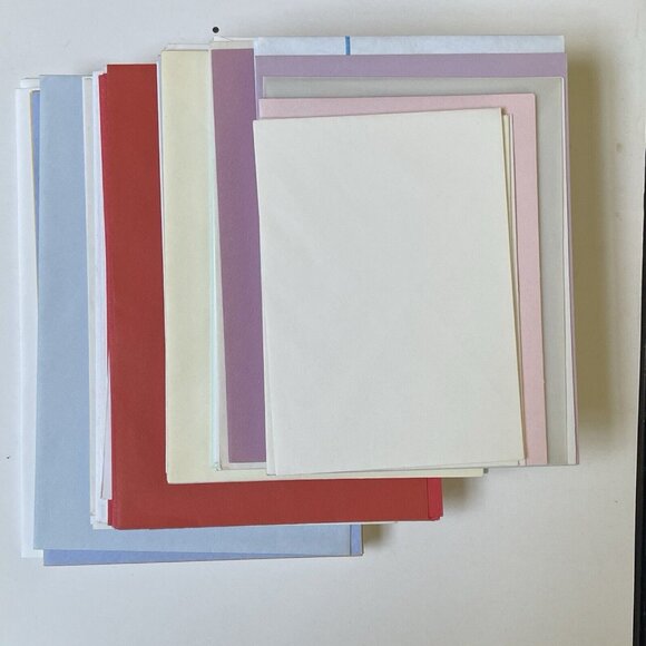 Mixed Lot Greeting Card Envelopes Only Assorted Colors Sizes Patterns Unused - Picture 1 of 2